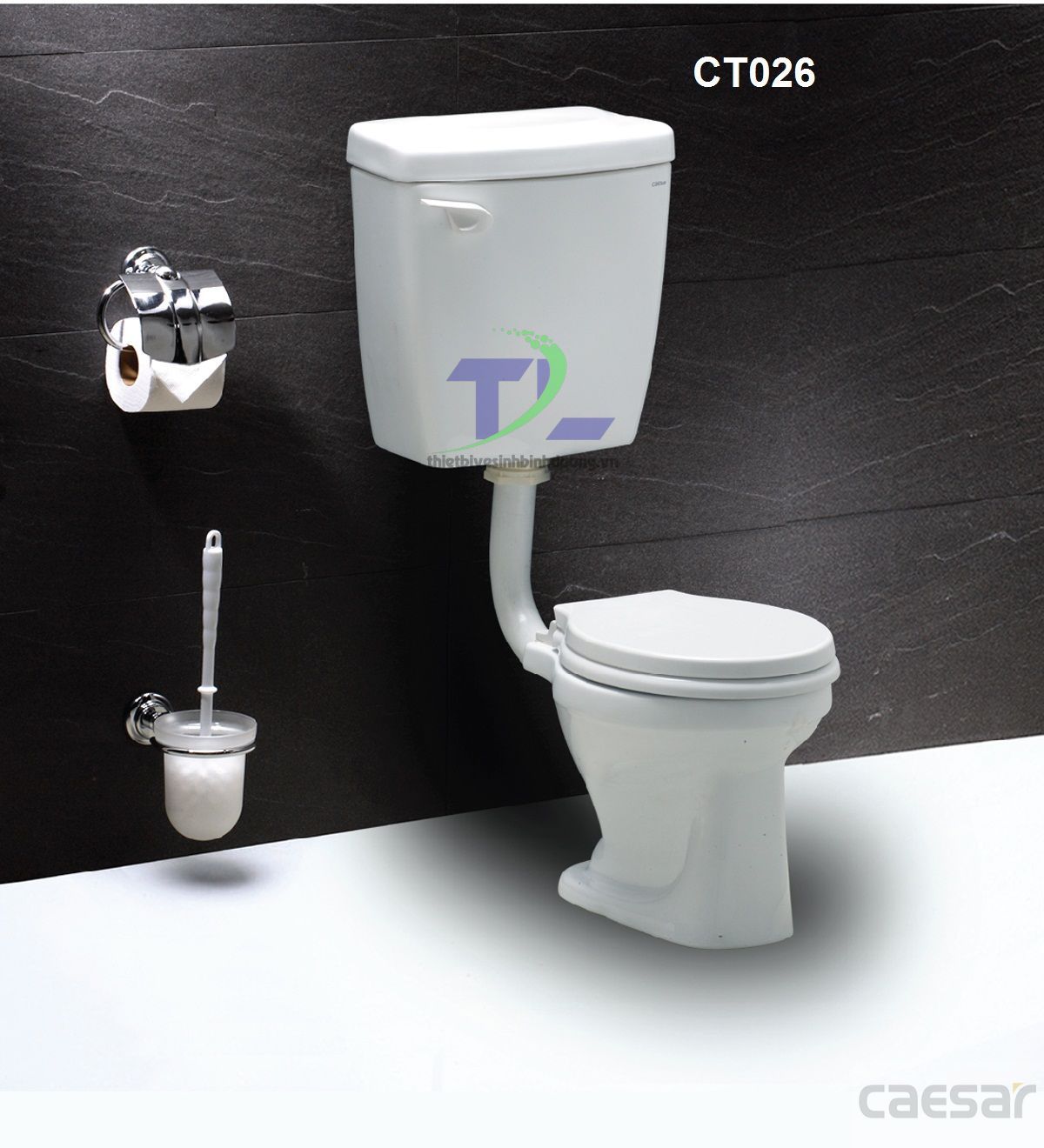 Bồn cầu sứ CAESAR CT1026